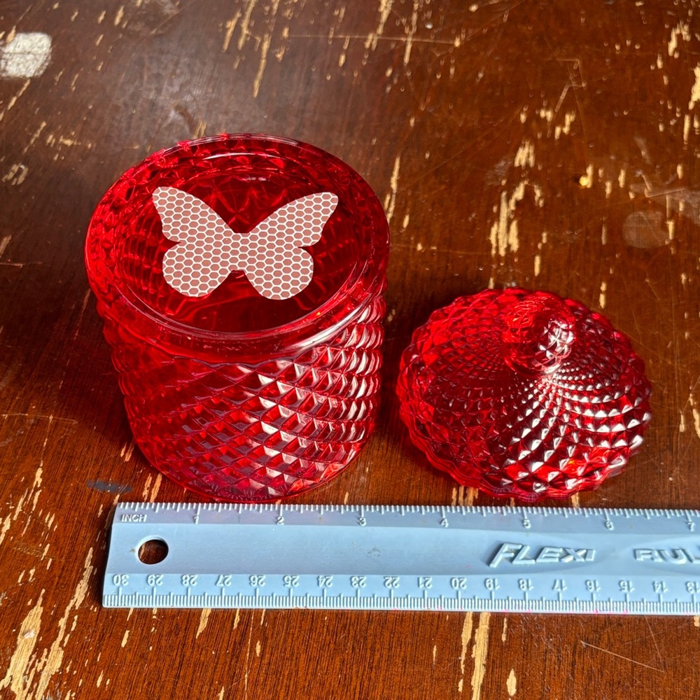 Red Matchstick Container with Striker